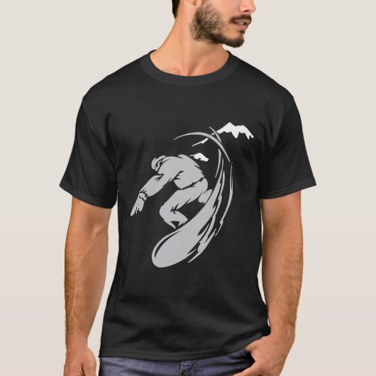 SNOWBOARD T-Shirt (Vorderseite)