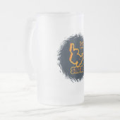 Snowboard-Tasse - wählen Sie Stil & Farbe Mattglas Bierglas (Vorderseite Links)