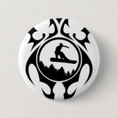 Snowboard. Tribalz. Button (Vorderseite)