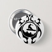 Snowboard. Tribalz. Button (Vorne & Hinten)