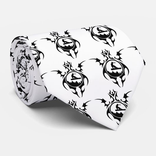 Snowboard. Tribalz. Krawatte (Gerollt)