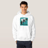 Snowboard-Typ von Saint Anton Austria Hoodie (Vorne ganz)