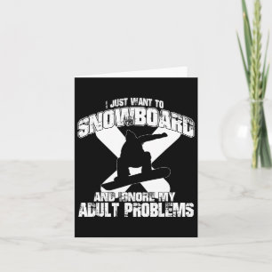 Snowboard und ignorieren Sie die Snowboardausrüstu Karte