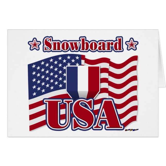Snowboard USA (Vorderseite (Horizontal))