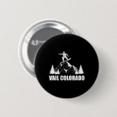 Snowboard Vail Colorado Button (Vorne & Hinten)