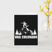 Snowboard Vail Colorado Karte (Gelbe Blume)