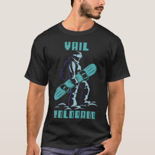 Snowboard Vail Colorado Skitouren Schnee T-Shirt