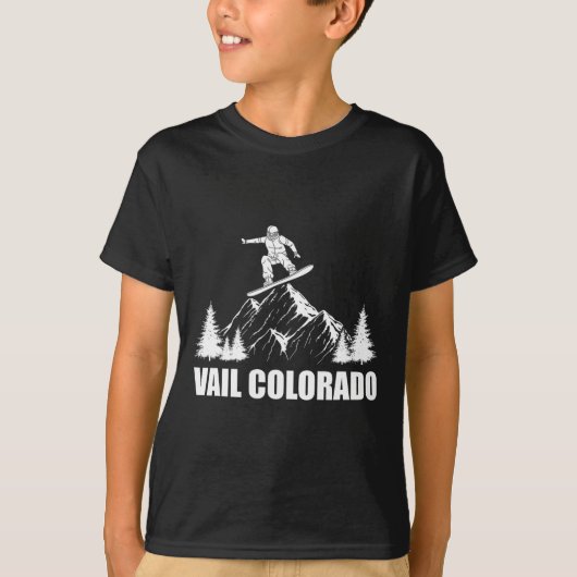 Snowboard Vail Colorado T-Shirt (Vorderseite)