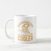 Snowboard-VATER wie ein regelmäßiger VATER, aber C Kaffeetasse (Links)