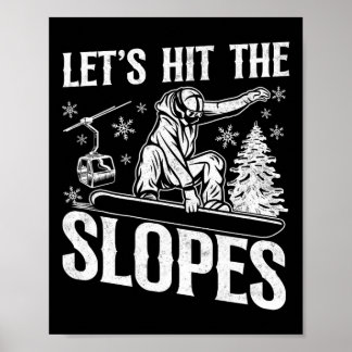 Snowboard-Vintag 18 Poster