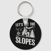 Snowboard-Vintag 18 Schlüsselanhänger (Vorderseite)