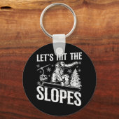 Snowboard-Vintag 18 Schlüsselanhänger (Vorderseite)