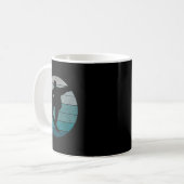 Snowboard Vintag Retro Freestyle Snowboarding Gif Kaffeetasse (Vorderseite Links)