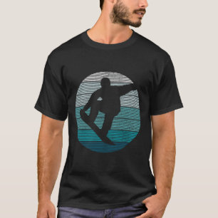 Snowboard Vintag Retro Freestyle Snowboarding Gif T-Shirt