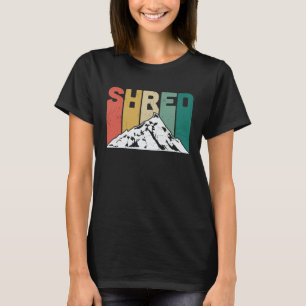 Snowboard Vintag Snowboarden Urlaub Skifahren T-Shirt