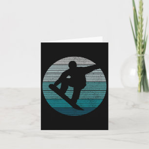 Snowboard Vintage Retro Freestyle Snowboarding Gif Karte
