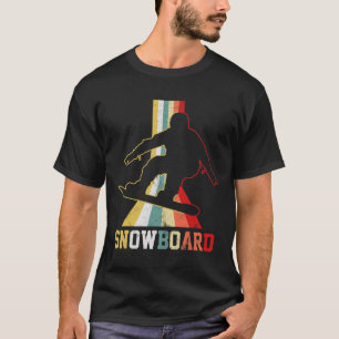 Snowboard Vintage Snowboarden Snowboarder  T-Shirt