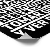 Snowboard Weekend Poster (Ecke)