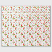 Snowboard-Weihnachtsgeschenk Geschenkpapier (Flach)