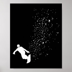 Snowboard - Winter Snowboarden Freestyle Sowboard Poster