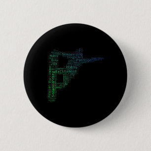 Snowboard Winter Sport Snowboarden Button