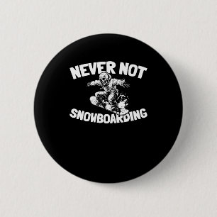 Snowboard Winter Sports - Snowboarden Snowboarder Button