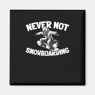Snowboard Winter Sports - Snowboarden Snowboarder Magnet