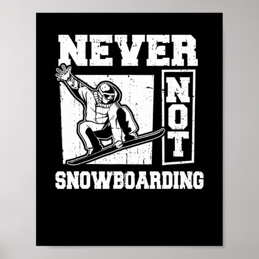 Snowboard Winter Sports - Snowboarden Snowboarder Poster (Vorne)