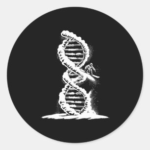 Snowboard Winter Sports - Snowboarder ist in meine Runder Aufkleber