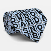 Snowboard, Wintersport Krawatte (Gerollt)