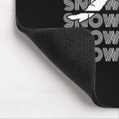 Snowboard Women Snowboarden Snowboarder Mousepad (Ecke)