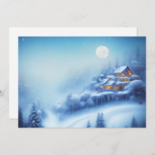 Snowboard Wunderland Zuhause Weihnachten (Vorne/Hinten)