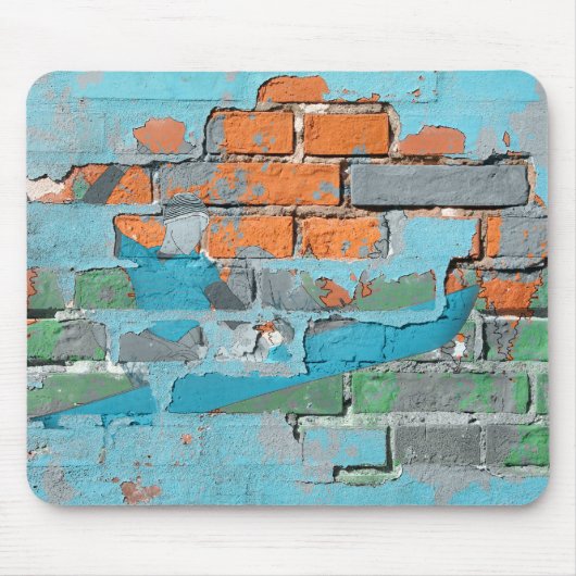 Snowboard. Ziegelstein. Mousepad (Vorne)