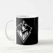 Snowboardberg Kaffeetasse (Links)