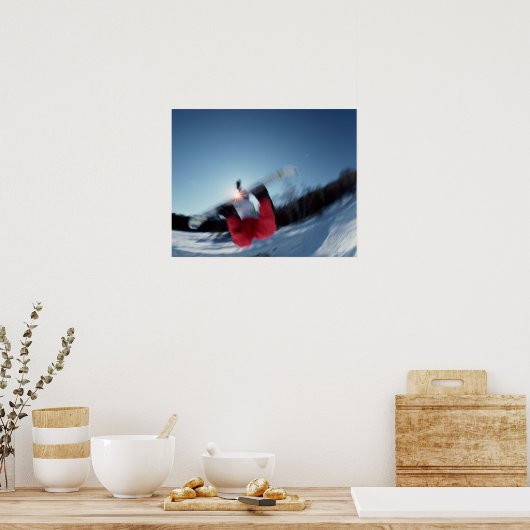 Snowboarden 12 poster (Küche)