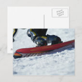 Snowboarden 4 postkarte (Vorne/Hinten)