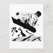 Snowboarden 5 postkarte (Vorderseite)