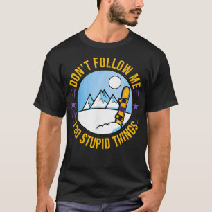 Snowboarden Berg Funny Freestyle _2 T-Shirt