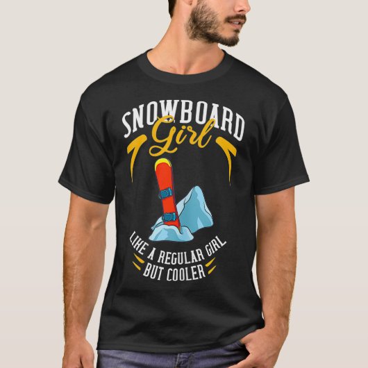 Snowboarden Berg Funny Freestyle _3 T-Shirt (Vorderseite)
