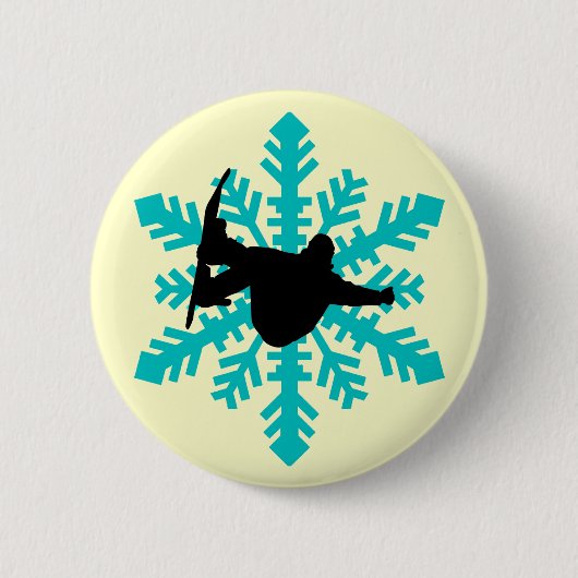 Snowboarden Button (Vorderseite)