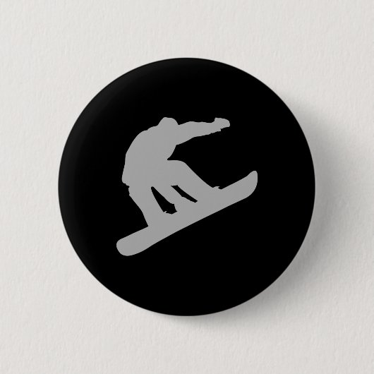 Snowboarden Button (Vorderseite)