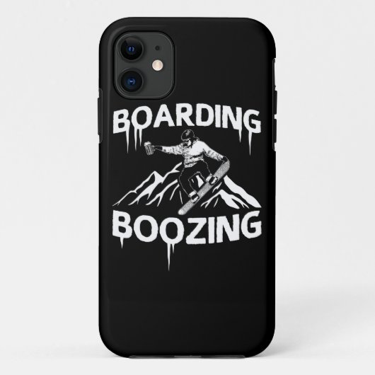 Snowboarden Case-Mate iPhone Hülle (Rückseite)