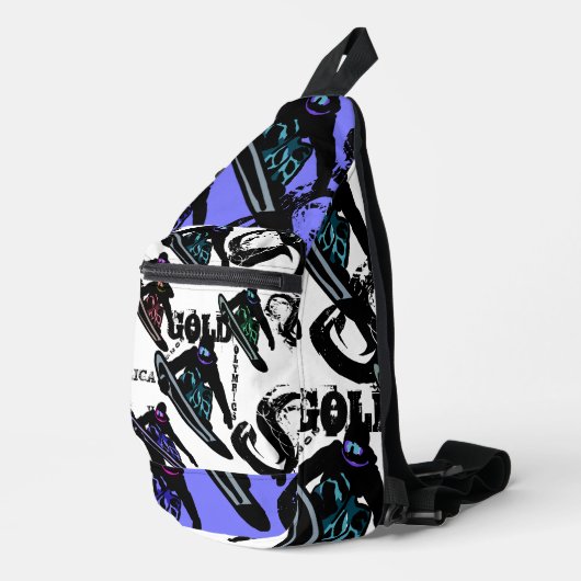 SNOWBOARDEN CROSSBODY BAG (Rechte Ecke)