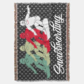 Snowboarden Decke (Vorderseite Vertikal)