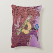 Snowboarden Dekokissen (Rückseite(Vertikal))