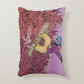 Snowboarden Dekokissen (Vorderseite(Vertikal))