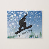 Snowboarden Design Jigsaw Puzzle (Horizontal)