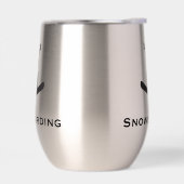 Snowboarden Design Thermal Wine Tumbler (Links)