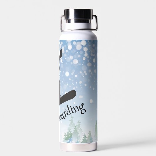 Snowboarden Design Thor Cooper Vacuum isoliert Trinkflasche (Rückseite)