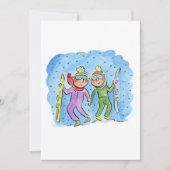 Snowboarden Einladung (Vorderseite)